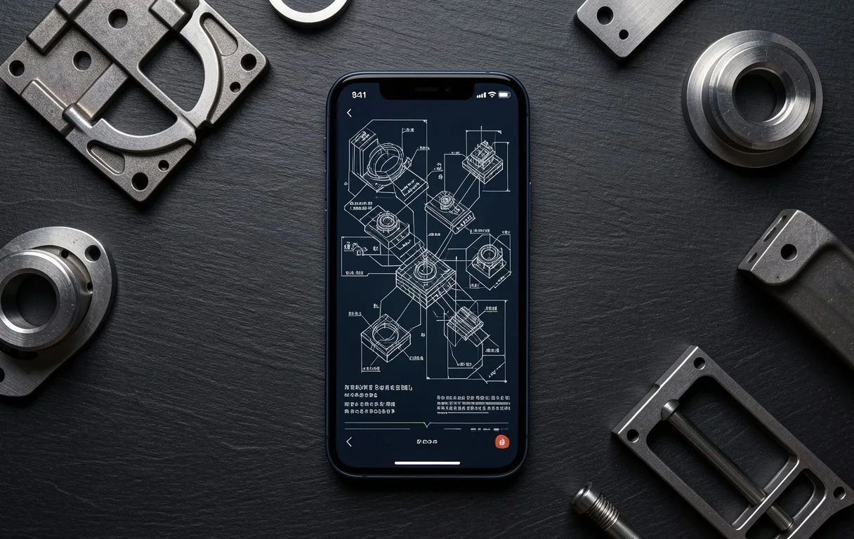Technical game architecture blueprint on mobile device