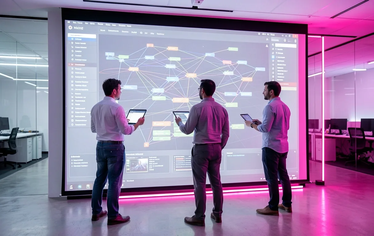 The Requandor development team at work